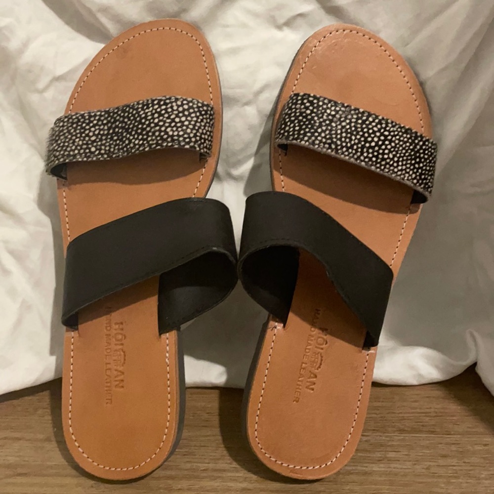 Custom leather sandals from Vietnam